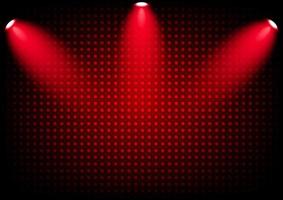 Grafikdesign-Scheinwerfer mit rotem Hintergrund