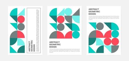 geometriskt minimalistiskt konstverksomslag med form och figur. abstrakt mönsterdesignstil för omslag, webbbanner, målsida, affärspresentation, varumärke, förpackning, tapeter vektor