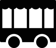 Trolley-Vektorillustration auf einem Hintergrund. Premium-Qualitätssymbole. Vektorsymbole für Konzept und Grafikdesign. vektor