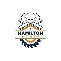 Hamilton hem vektor logotyp