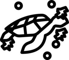 schildkrötenvektorillustration auf einem hintergrund. hochwertige symbole. vektorikonen für konzept und grafikdesign. vektor
