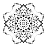 Mandala-Blumenmuster, dekorative Vintage-Elemente, Mandala-Hintergrund vektor