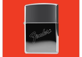 Zippo Feuerzeug Mit Fender Logo vektor