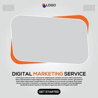 Dienstleistungen für digitales Marketing vektor