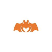 bat logotyp mall vektor illustration