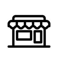 Shop-Icon-Vorlage vektor