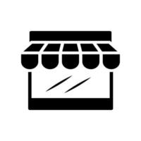 Shop-Icon-Vorlage vektor