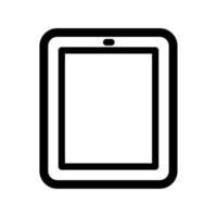 Illustrationsvektorgrafik des Tablet-PC-Symbols vektor