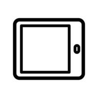 Illustrationsvektorgrafik des Tablet-PC-Symbols vektor
