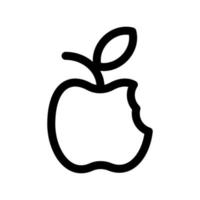 Apple-Symbol-Vorlage vektor