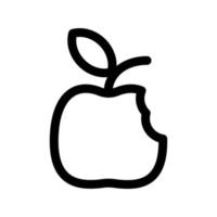 Apple-Symbol-Vorlage vektor