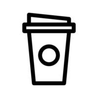 Kaffee-Pappbecher-Symbol vektor