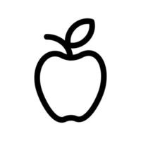 Apple-Symbol-Vorlage vektor