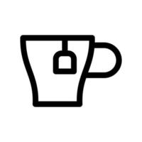 Tasse Tee-Symbol vektor