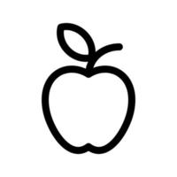 Apple-Symbol-Vorlage vektor