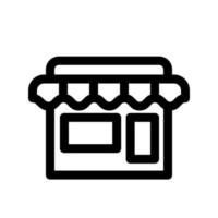 Shop-Icon-Vorlage vektor