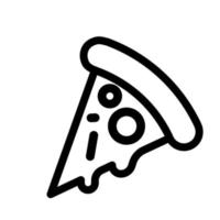 Abbildung Vektorgrafik Pizza-Symbol vektor