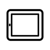 Illustrationsvektorgrafik des Tablet-PC-Symbols vektor
