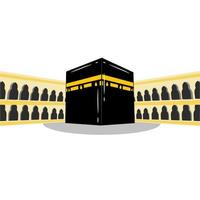 Kaaba islamischer Ort der heiligen Anbetung