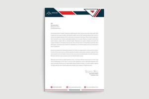 professionella kreativa företag brevpapper designmall vektor
