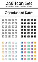 kalender och datum vektor