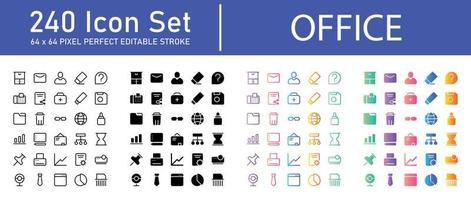 Office-Icon-Paket vektor