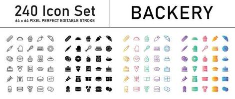 Backwaren-Icon-Pack