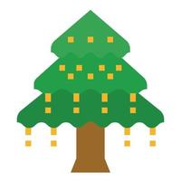 träd ikon vektorillustration, trä, natur vektor