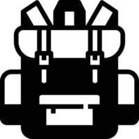 Rucksack-Icon-Vektor-Llustration vektor