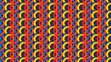 trendiga sömlösa mönster färgglada cirklar textur vektor modern gradient abstrakt med svart bakgrund.