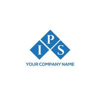 ips brev logotyp design på vit bakgrund. ips kreativa initialer brev logotyp koncept. ips-bokstavsdesign. vektor