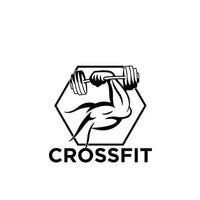 Crossfit-Logo-Design-Vorlage vektor