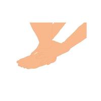 man håller fotleden eftersom ligament i den skadade fotleden, grafisk design vektorillustration på vit bakgrund vektor