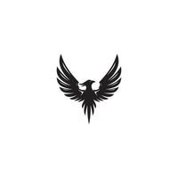 phoenix logotyp eller ikon design vektor