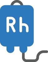 rh dropp vektor illustration på en bakgrund. premium kvalitetssymboler. vektor ikoner för koncept och grafisk design.