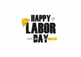 Happy Labor Day Banner Design Vorlage Vektor Illustration