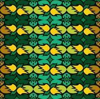 Nahtloses Muster aus Dayak-Ethnomuster.Traditionelles indonesisches Stoffmotiv.Borneo-Muster. Vektor-Design-Inspiration. kreatives Textil für Mode oder Stoff vektor