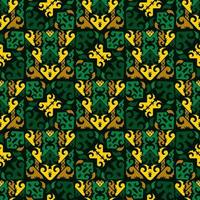 seamless mönster av dayak etniskt mönster. traditionellt indonesiskt tyg motiv. borneo mönster. vektor design inspiration. kreativ textil för mode eller tyg