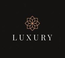 luxuslogo für hotelrestaurants und mehr vektorillustration vektor