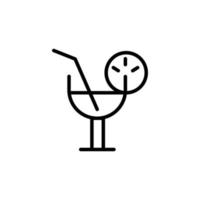 Saft-Symbol-Symbol mit Umriss-Stil. Vektor-Illustration vektor