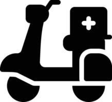 Scooter-Vektorillustration auf einem Hintergrund. Premium-Qualitätssymbole. Vektorsymbole für Konzept und Grafikdesign. vektor