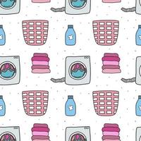 tvätta kläder mot en sömlös bakgrund. omslagspapper mönster. mönster för dekoration. vektor