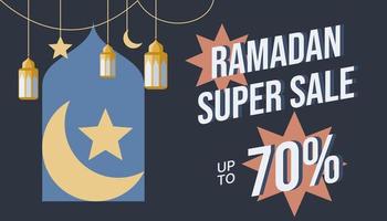 ramadan verkauf ramadan verkauf banner set, rabatt und bestes angebot tag, etikett oder aufkleberset anlässlich von ramadan kareem und eid mubarak, vektorillustration vektor