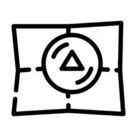 Lesezeichen Pillen Symbol Leitung Vektor Illustration schwarz