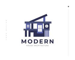 abstrakt modern huslogotypdesign för fastighetsaffärsidentitet. minimalistisk huslogotyp vektor