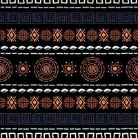 navajo sömlösa mönster. ikat bakgrund med traditionell design textur vektor