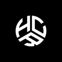 hcr brev logotyp design på vit bakgrund. hcr kreativa initialer bokstavslogotyp koncept. hcr bokstavsdesign. vektor