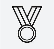 medalj ikon vektor logotyp formgivningsmall