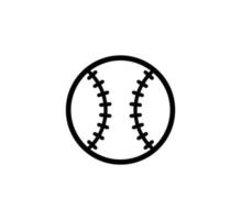baseball ikon vektor logotyp formgivningsmall