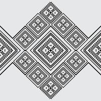 Geometrische ethnische Textur Stickerei Dreieck Design für dunkelblauen Hintergrund, Tapete, Kleidung, Rock, Teppich, Tapete, Kleidung, Verpackung, Batik, Texturvektor, Illustration auf hellblauem Hintergrund vektor